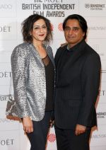 Meera Syal, Sanjeev Bhaskar at Moet British Independent Awards on 7th Dec 2014